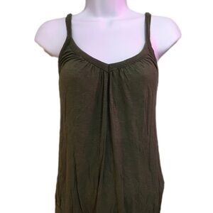 Elegant Olive Green Camisole Top